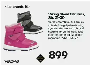 XXL Sport Viking Skavl Gtx Kids, Str. 21-30 tilbud