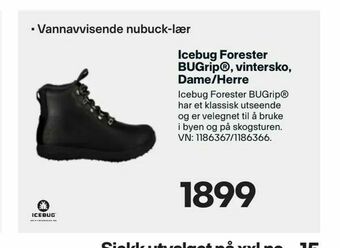 XXL Sport Icebug Forester BUGrip®, vintersko, Dame/Herre tilbud