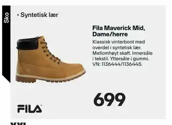 Fila Maverick Mid, Dame/herre