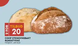 Coop Mega COOP STEINOVNSBAKT RUNDSTYKKE tilbud