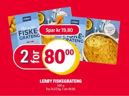 Coop Extra LERØY FISKEGRATENG tilbud