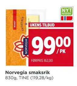 Meny Norvegia smaksrik tilbud