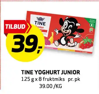 Bunnpris TINE YOGHURT JUNIOR tilbud