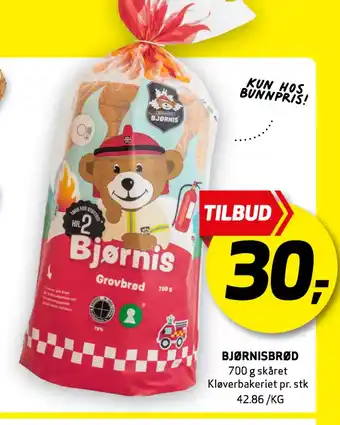 Bunnpris BJØRNISBRØD tilbud