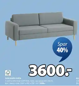 JYSK SVALBARD SOFA tilbud