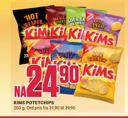 Europris KIMS POTETCHIPS tilbud