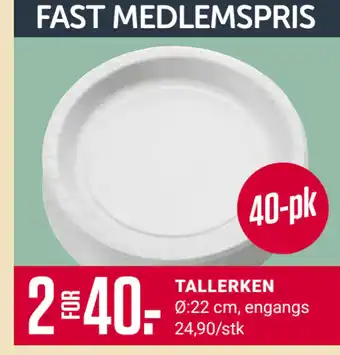 Europris TALLERKEN tilbud