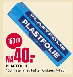 Europris PLASTFOLIE tilbud