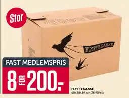 Europris FLYTTEKASSE tilbud