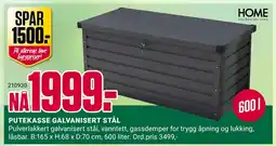 Europris PUTEKASSE GALVANISERT STÅL tilbud