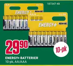 Europris ENERGY+ BATTERIER tilbud