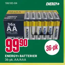 Europris ENERGY+ BATTERIER tilbud