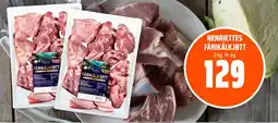 Coop Obs HENRIETTES FÅRIKÅLKJØTT tilbud