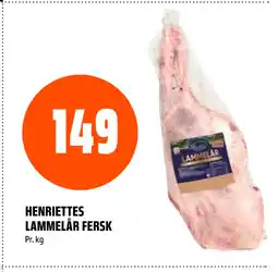 Coop Obs HENRIETTES LAMMELÅR FERSK tilbud