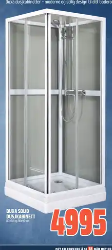 Coop Obs DUXA SOLID DUSJKABINETT tilbud