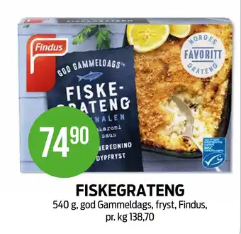 Kiwi FISKEGRATENG tilbud