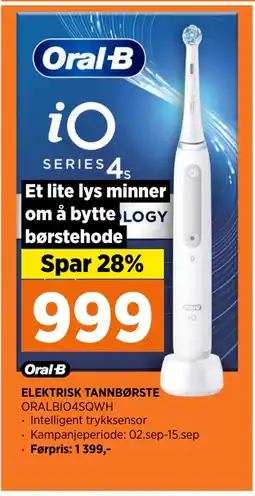 POWER ELEKTRISK TANNBØRSTE tilbud