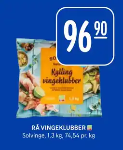 Rema 1000 RÅ VINGEKLUBBER tilbud