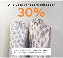 Skeidar Voss ulltepper tilbud