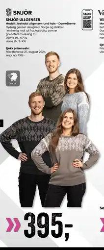 Sport Outlet SNJÓR ULLGENSER tilbud