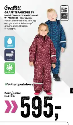 Sport Outlet GRAFFITI PARKDRESS tilbud