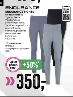 Sport Outlet ENDURANCE TIGHTS tilbud