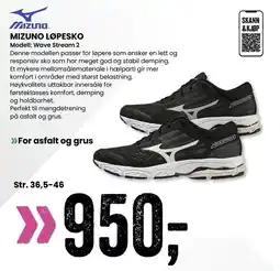 Sport Outlet MIZUNO LØPESKO tilbud