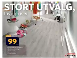 Megaflis Egger Basic Nordkapp eik 6mm clic-it 1-stavs laminatgulv tilbud