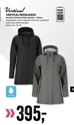 Sport Outlet VERTICAL REGNJAKKE tilbud