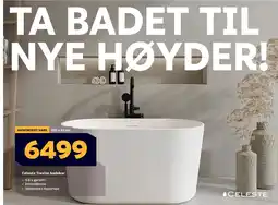 Megaflis Celeste Treviso badekar tilbud