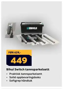 Bihui Switch tannsparkelsett