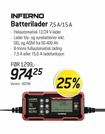 Thansen Batterilader tilbud