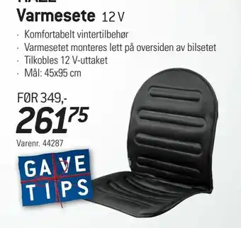 Thansen Varmesete 12 V tilbud