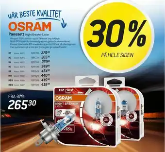 Thansen Pæresett Night Breaker Laser +150 tilbud