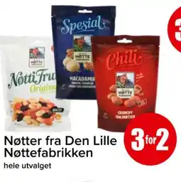 Spar Nøtter fra Den Lille Nøttefabrikken tilbud