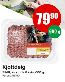Spar SPAR Kjøttdeig tilbud