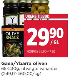 Meny GAEA / YBARRA oliven tilbud