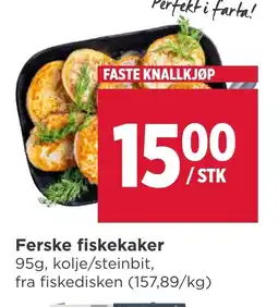 Meny Ferske fiskekaker tilbud