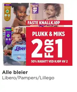 Meny Alle bleier tilbud
