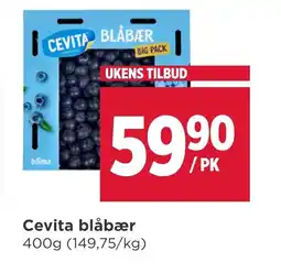 Meny Cevita Blåbær tilbud