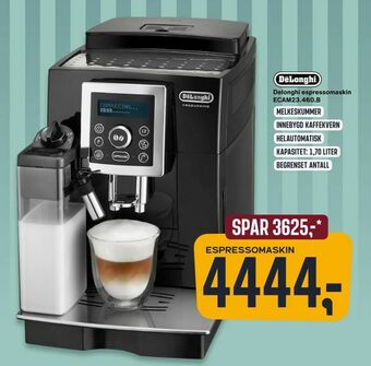 Skousen Delonghi espressomaskin ECAM23460.B tilbud