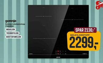 Skousen Gorenje induksjonstopp IT640BSC tilbud