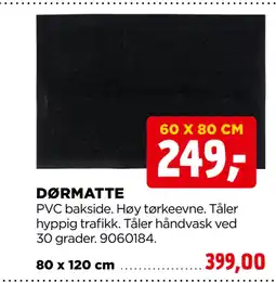 jem & fix DØRMATTE tilbud
