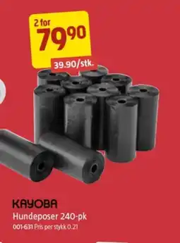 Jula Kayoba Hundeposer 240-pk tilbud
