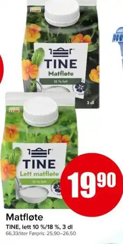 Spar Matfløte tilbud