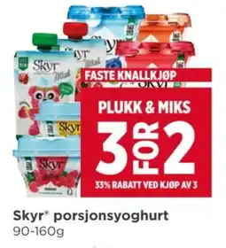Meny SKYR Porsjonsyoghurt tilbud