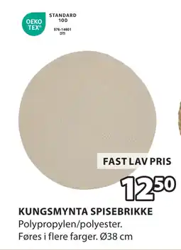 JYSK KUNGSMYNTA SPISEBRIKKE tilbud