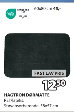 JYSK HAGTRON DØRMATTE tilbud