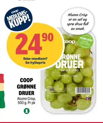 Coop Extra COOP GRØNNE DRUER tilbud