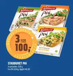 Coop Obs STABBURET PAI tilbud